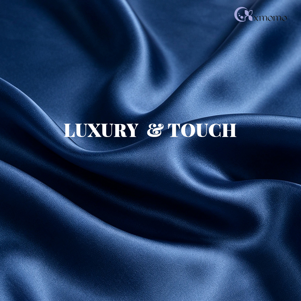 Dark Blue Queen Double-Sided 100% Silk Pillowcase--Envelope - Image 4