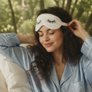 xmomo white wink sleep mask