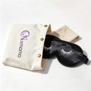 xmomo black wink sleep mask package